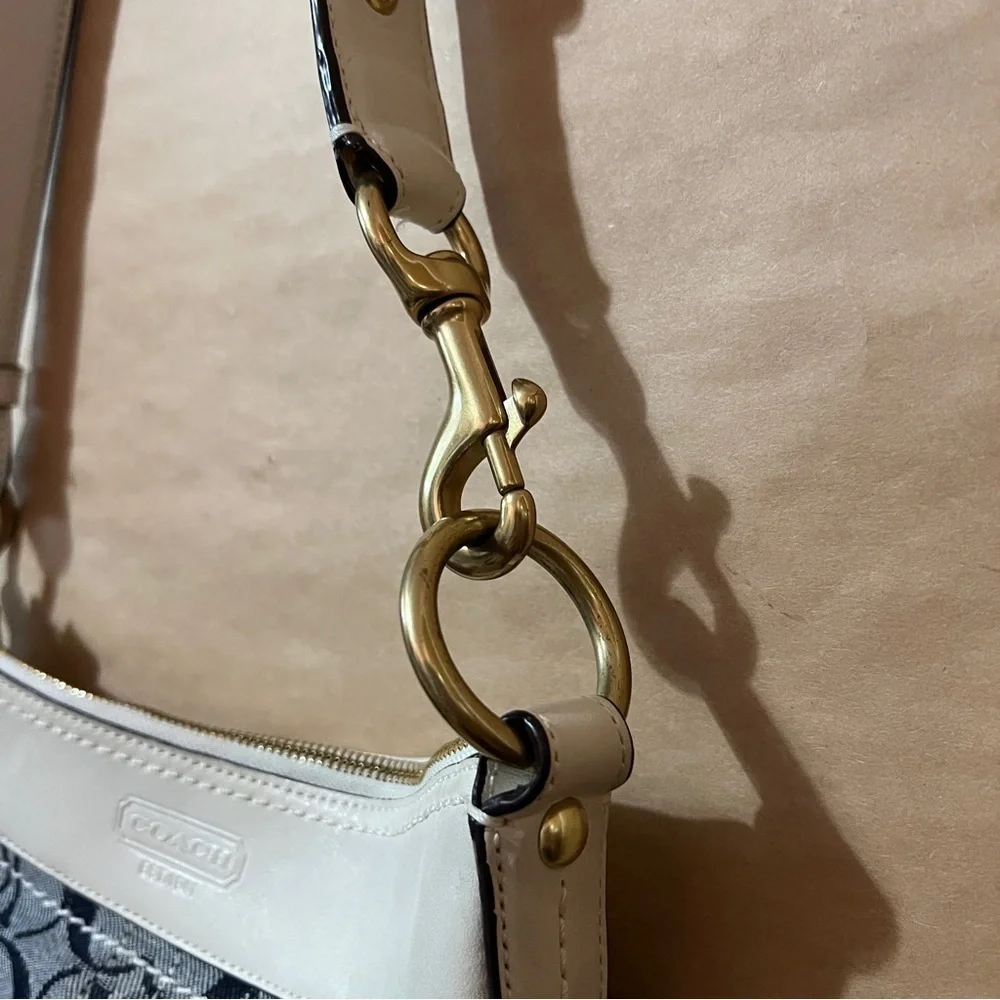 Coach | Signature Sufflette Denim Monogram Bleeker Shoulder Bag Purse G065-10402